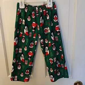 Carters 4T Christmas Penguin Pj Pants